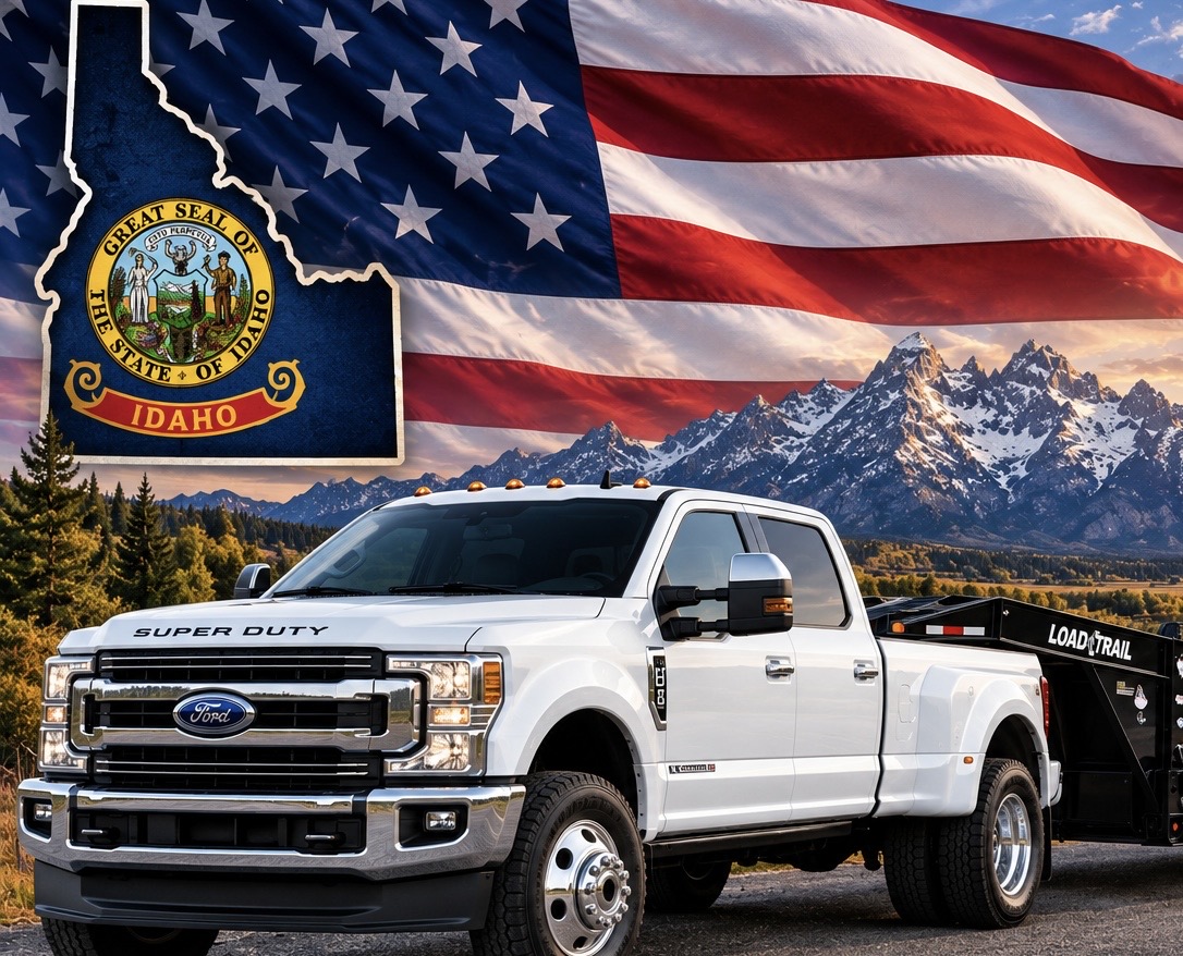 AF Logistics hot-shot truck and trailer artwork